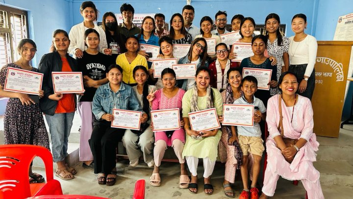 बुद्धशान्ती गाउँपालिका वडा नं. ५ को  (180 घण्टे) कम्प्युटर तालिम समापन कार्यक्रम 